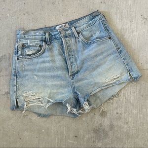 Agolde denim shorts